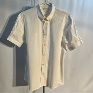 Alexander McQueen Mens slim fit s/s dress shirt. Size 52 but fits like Mens (L)